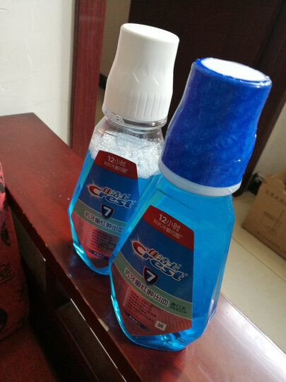 佳洁士健康专家 抗牙龈红肿出血漱口水500ml三瓶装(长效保护牙龈 防出血 无酒精)(美国进口)罗云熙同款 晒单图