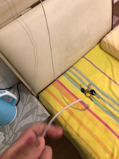 品胜 苹果数据线 双面USB尼龙充电器线 1米玫瑰金 适用于苹果Xs Max/XR/X/6s/7/8plus/6/5S iPad air/Pro 晒单图