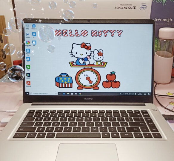 华为(HUAWEI)MateBook D(2018版)15.6英寸轻薄微边框笔记本(i7-8550U 8G 128G+1T MX150 2G独显FHD office)银 晒单图