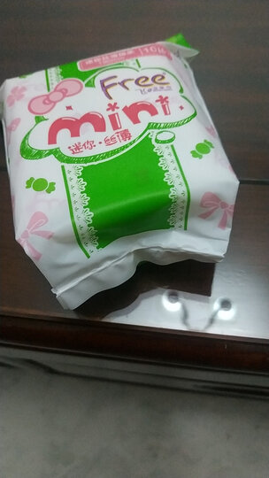 飞(Free)迷你立围丝薄棉柔日用迷你卫生巾190mm*10片(蓝芯瞬吸 柔软舒适) 晒单图