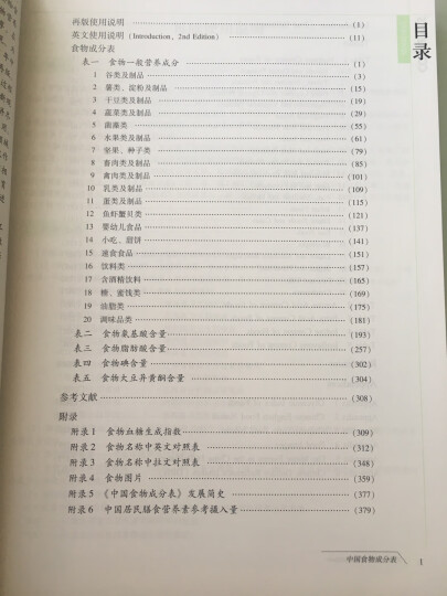 中国食物成分表（第1册）（第2版） 晒单图