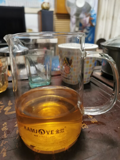 金灶（KAMJOVE）茶壶飘逸杯 功夫茶壶 茶水分离玻璃泡茶壶办公室茶具过滤花茶壶 A-03【500ml】 晒单图