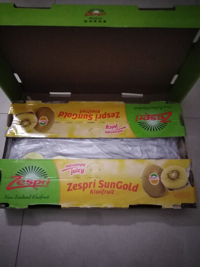 Zespri佳沛 新西兰阳光金奇异果 特大22-25个原箱装 单果重约134-174g 生鲜自营水果礼盒 晒单图