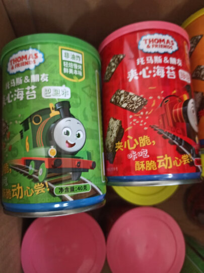 小火车Thomas橄榄油海苔 托马斯韩国进口宝宝零食儿童海味即食紫菜21g 晒单图