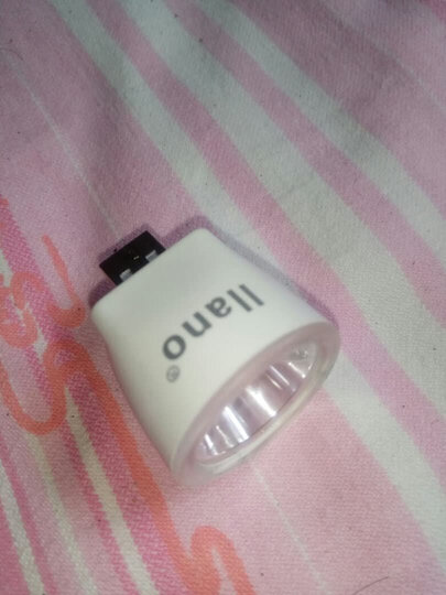 绿巨能(llano)瓷感白Usb强光灯 USB灯 迷你USB LED灯不带开关 强光 USB小夜灯笔记本台灯 野营户外应急灯 晒单图
