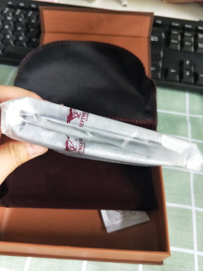 七匹狼 男士商务休闲短款钱包 男式头层牛皮卡包多功能时尚钱夹3A1313113-01黑色 晒单图