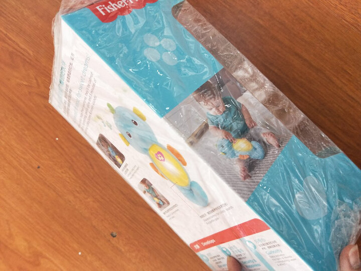 费雪(Fisher Price)益智玩具声光安抚海马DGH82-蓝色 晒单图