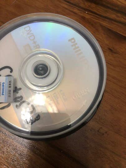 飞利浦（PHILIPS）DVD+R光盘/刻录盘 空白光盘 刻录光盘 光碟 16速4.7G 桶装10片  晒单图