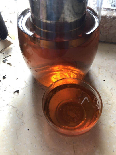 熙牧源 湖南黑茶3年陈安华茯茶手筑金花茯砖茶叶1kg 晒单图