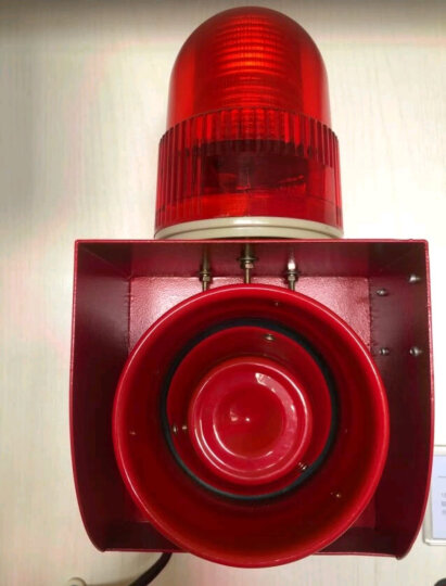 杭亚 YS-01H工业语音声光报警器一体化大分贝喇叭电子蜂鸣器起重机行车天车厂房室外报警器喇叭 DC24V 晒单图