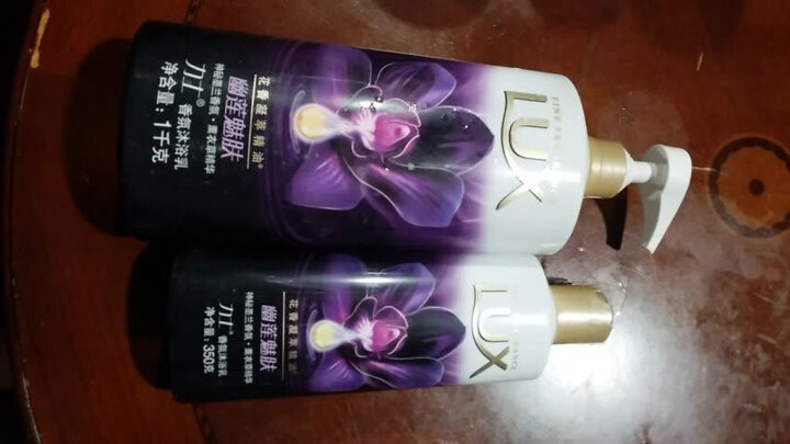 【京东超市】力士(LUX)沐浴露(闪亮冰爽1L+晶透焕采350ml) 晒单图