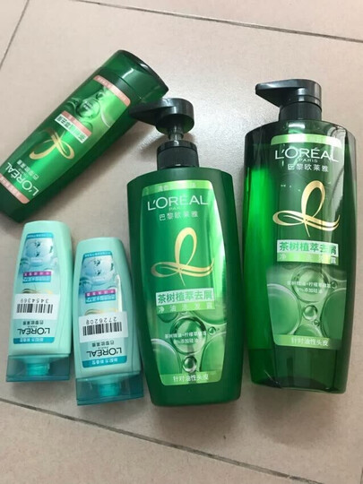 欧莱雅(LOREAL)精油润养滋养洗护套装(洗发水500ml*2+护发素500ml*1)(旅行装赠品随机发货) 晒单图