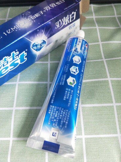 佳洁士(Crest)3D炫白双效牙膏180克(新老包装,随机发货) 晒单图
