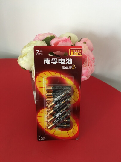 南孚(NANFU)5号碱性电池12粒 聚能环2代 适用于儿童玩具/血压计/血糖仪/挂钟/键盘/遥控器等 LR6AA 晒单图