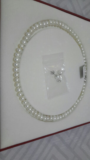 黛米珍珠 淡水珍珠项链 珍珠项链 送妈妈送女友送婆婆款女款 浓情 饱满珠8-9mm50cm 晒单图