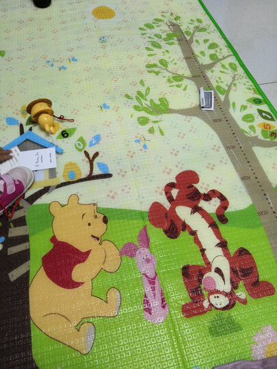 迪士尼DISNEY 双面加厚宝宝爬行垫爬爬垫 防滑地垫游戏毯 加厚2cm 晒单图