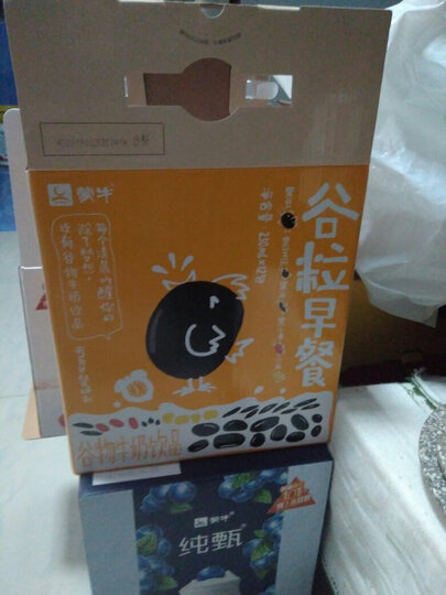蒙牛 谷粒早餐谷物牛奶饮品(红豆+红米+红高粱+小米) 250ml*12 礼盒装 晒单图