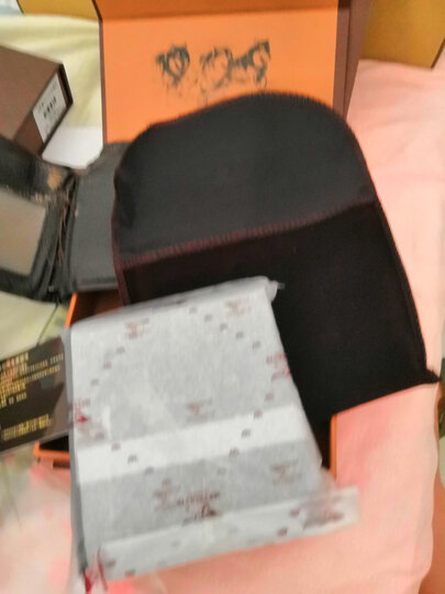 七匹狼男式短款钱包 时尚头层牛皮革两折横款多功能驾驶证件夹卡包票夹 3A1310185-02 啡色 晒单图