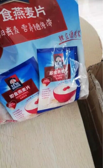 桂格早餐谷物 膳食纤维 即食燕麦片超值装1478g (新老包装随机发货) 晒单图