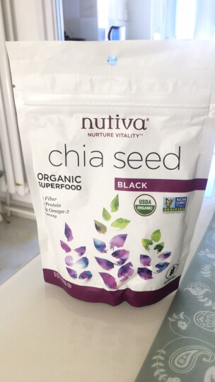 美国原装进口 Nutiva优缇 奇亚籽170g Chia Seed奇雅子 鼠尾草 奇异籽代餐饱腹 晒单图