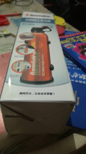 火焰战士 灭火器车载车用家用汽车干粉灭火器 便携小型消防器材灭火器 MFJ600 玫瑰金 晒单图