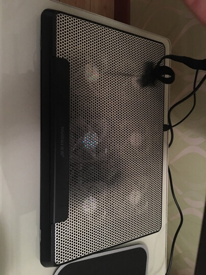 诺西 NUOXI X8笔记本散热器（笔记本支架/散热垫/电脑配件/6风扇/可调节风速和支架/黑色/15.6英寸） 晒单图