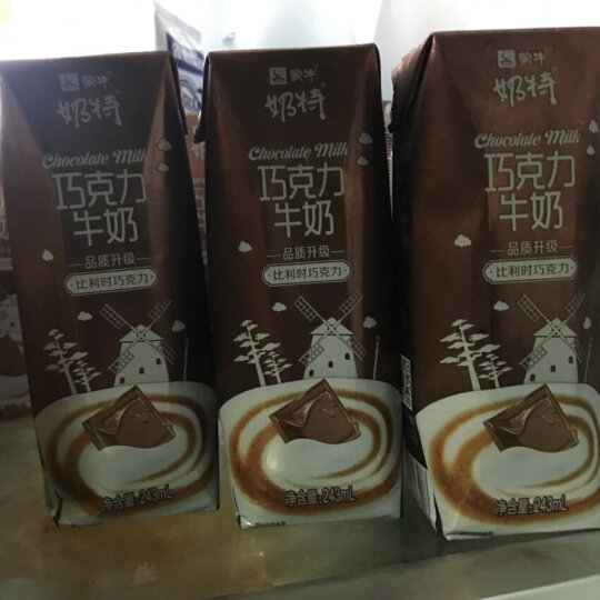 小***1 蒙牛巧克力牛奶,既有牛奶浓浓的香味,也有淡淡的巧克力的醇香