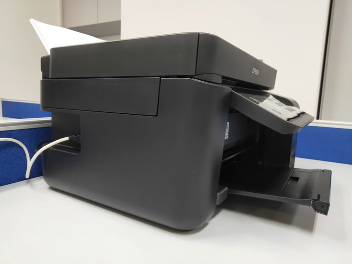 爱普生(EPSON)L565 墨仓式 网络传真打印机一体机(打印 复印 扫描 云打印 无线直连) 晒单图