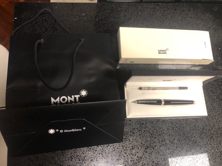 MONTBLANC万宝龙PIX白色宝珠笔  114806  晒单图