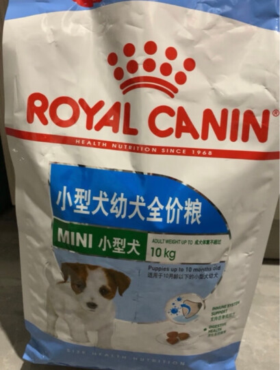 皇家狗粮 幼犬奶糕 幼犬狗粮 小型犬 MIS30 通用粮 2月以下 3KG 晒单图