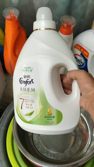 金纺衣物柔顺剂护理剂 柔软亲肤防静电 茶树抑菌4L(含澳洲茶树精油 7天抑菌 漂洗时中和洗衣液残留) 晒单图