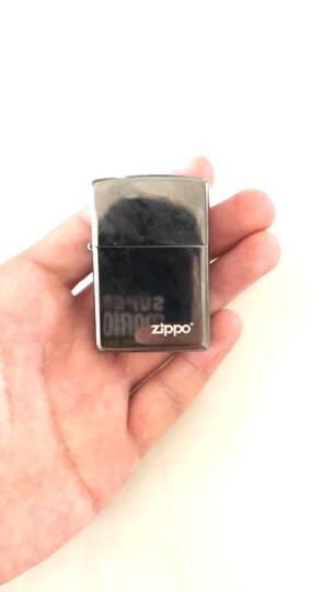 之宝(Zippo)打火机套装礼盒 黑冰150ZL(火机+小油133ml+火石6粒装)煤油防风火机 晒单图