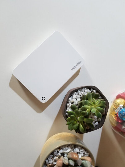 东芝(TOSHIBA) 2TB USB3.0 移动硬盘 V9系列 2.5英寸 兼容Mac 轻薄便携 密码保护 轻松备份 高速传输 清新白 晒单图