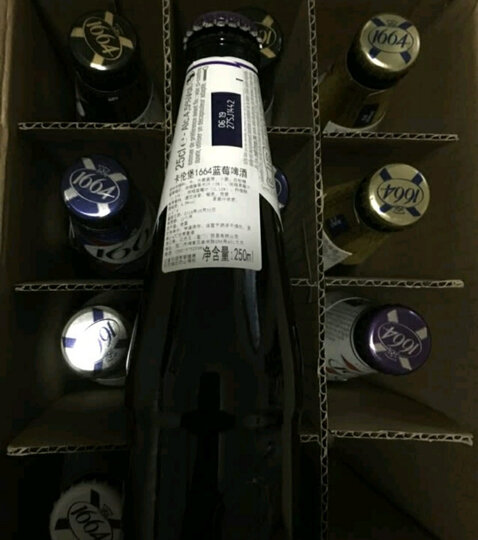 1664啤酒 法国进口啤酒 克伦堡凯旋系列 果味 精酿啤酒 1664玫瑰百香果金复古黄啤随机组合12瓶装 晒单图