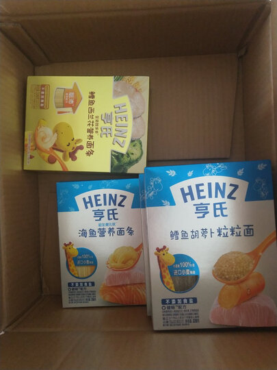 亨氏 (Heinz) 2段婴幼儿辅食 金装粒粒面含猪肝枸杞 宝宝营养颗粒面320g(无盐)(辅食添加初期-36个月适用) 晒单图