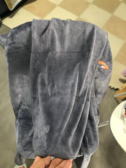 HOYO毛巾浴巾套装 加大加厚 浴巾成人毛巾男士 吸水速干女毛巾 毛浴套装（灰色） 晒单图