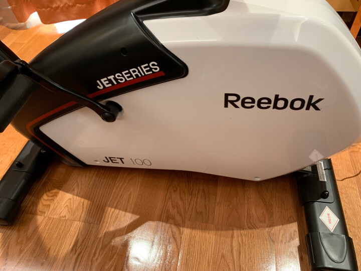 Reebok锐步健身车家用磁控车健身自行车室内健身器材健康训练脚踏车 JET100B珍珠白-闪电配送 晒单图