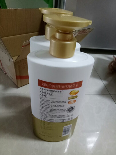 潘婷氨基酸护发素染烫修护750ml 润发乳 精华素 秀发能量水 新老包装随机发送 晒单图