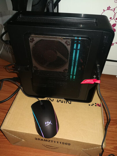 迎广(IN WIN)肖邦 黑色 itx机箱(支持MINI ITX主板/铝合金外框/自带150W足瓦静音电源/USB3.0 x2) 晒单图