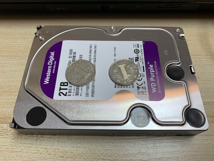 西部数据(WD)紫盘 2TB SATA6Gb/s 64M 监控硬盘(WD20EJRX) 晒单图