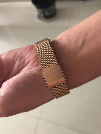 丹尼尔惠灵顿 (DanielWellington)DW手表女 32mm石英手表银色盘黑色钢带DW00100202 晒单图