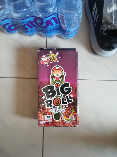老板仔(Tao Kae Noi)海苔卷鱿鱼味 烤制 泰国进口 脆紫菜 休闲零食 独立包装3g*9条 晒单图