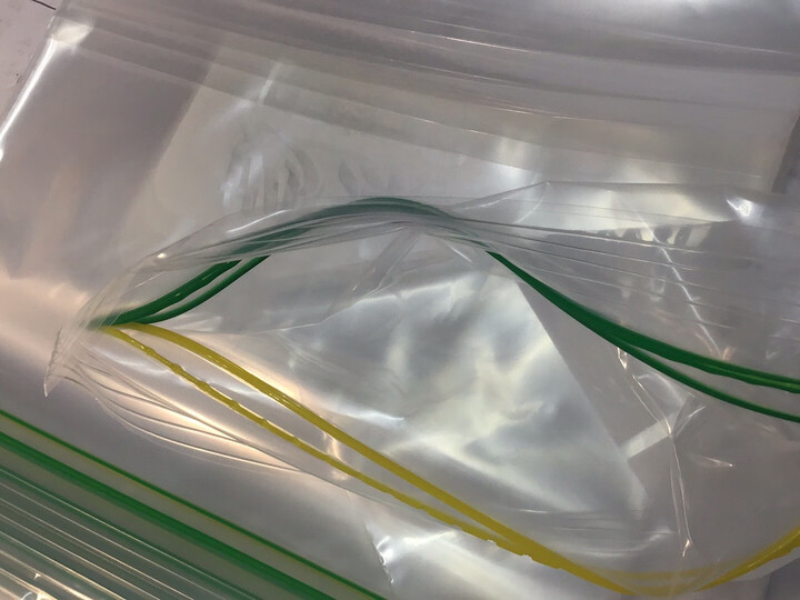 妙洁中号密封袋25只 加厚食品级自速封口PE保鲜啪嗒密实袋保险冰箱厨房室内外用品 晒单图