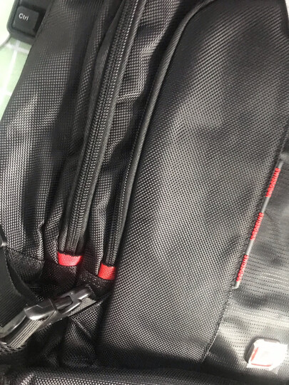 SWISSGEAR电脑双肩包男 防泼水商务款15.6英寸双肩笔记本电脑包 男学生书包背包 SA-0077黑色 晒单图
