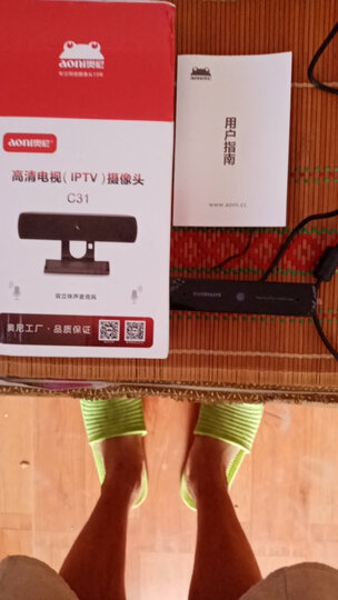 奥尼(aoni)W100 电脑摄像头 720P高清摄像头 电视摄像头 电视盒子家用视频通话免驱带麦克风 晒单图