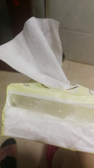 全棉时代棉柔巾婴儿棉柔巾干湿两用巾洗脸巾一次性抽纸巾擦脸巾100抽/包 18包 晒单图