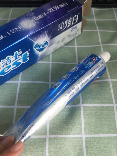 佳洁士(Crest)3D炫白双效牙膏180克(新老包装,随机发货) 晒单图