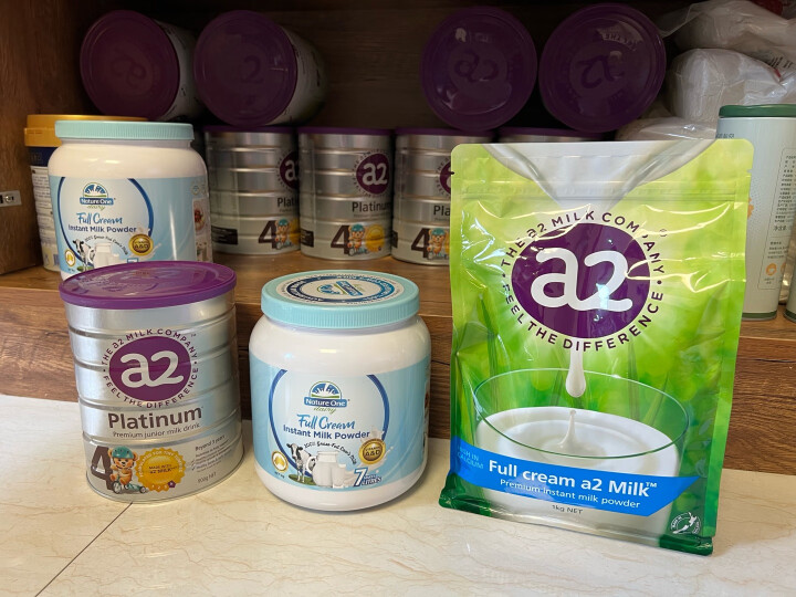 A2奶粉 白金版 儿童配方奶粉 含天然A2蛋白 4段(3-6岁) 900g 晒单图
