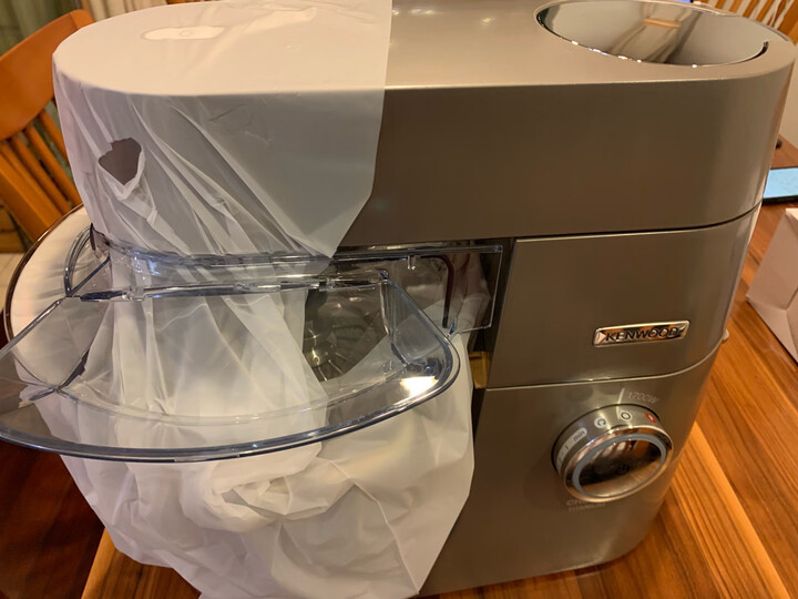 凯伍德(KENWOOD)厨师机KVL80商用多功能和面机 揉面机厨房家用打蛋器打发奶油活面搅拌机1700W功率 晒单图