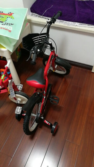 hd小龙哈彼 儿童自行车男女款小孩12/14/16寸山地单车 脚踏车 14寸红色LB1403Q-S-M210 晒单图